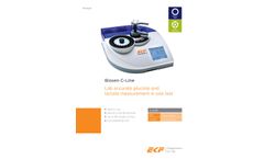 Biosen - Model C-Line - Glucose and Lactate Analyzers for Athletes- Brochure