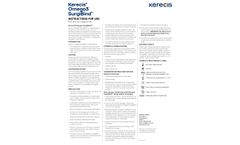 Kerecis - Model Omega3 SurgiBind - Fish-Skin Grafts - Instructions Brochure