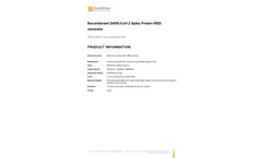 ExcellGene - Model SARS-CoV-2 - Receptor Binding Domain (RBD) Cells - Brochure