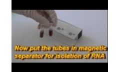 Genekam magnetic RNA isolation for Influenza ,breast cancer, zika, HCV genotyping, rubella, Ebola - Video