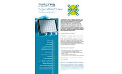 OrganoPlate - Model 3-lane 40 - Independent Tissue Culture Chips - Brochure