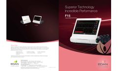EDAN - Model F15 & F15 Air - Fetal & Maternal Monitor - Brochure