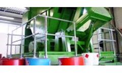 Laboratory waste shredding for the special waste recycling industry