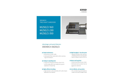 Erdwich - M250/2 Two-Shaft Shredder - Technical Datasheet