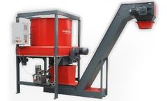 Erdwich - Model 2516 - Drum swarf shredder with integrated single-shaft shredder