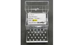 Palmero - Model 1516A - Clear Plexiglass 27 Hole Bur Blocks with Boxes