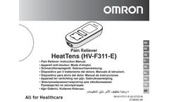 OMRON HeatTens - Model HV-F311-E - Pain Reliever - Manual