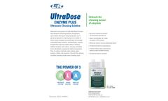 UltraDose Enzyme Plus - Model UD038 - Ultrasonic Cleaner - Brochure