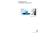 KaVo - Model K-POWERgrip - Powerful and Durable Laboratory Handpiece - Brochure