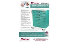 Harloff - Model MDS3030E16 - Standard Width Cart with Six Drawers & Electronic Pushbutton Lock - Brochure