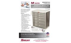 Harloff - Model MDSS3027K16 - Stainless Steel Tall Medical Cart w/Six Drawers and a Key Lock - Brochure
