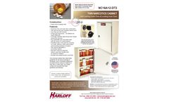 Harloff - Model NC16A12-DT2 - Thin Narcotics Cabinet with Locking Outer Door & Locking Inner Door - Brochure