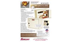 Harloff - Model NC12C16-ST2 - Small Narcotics Cabinet with Double Locking Outer Door - Brochure
