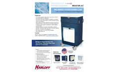 Harloff - Model MH4216K-AC - Malignant Hyperthermia Cart with 1.0 Cubic Feet Medical Grade Refrigerator- Brochure