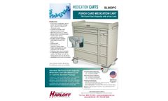 Harloff - Model SL600PC - Punch Card Medication Cart - Brochure