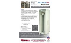 Harloff - Model MedStor Max - MSPM81-00TK - Single Column Tambour Door Medical Storage Cart - Brochure