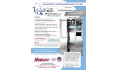 Harloff - Model SureDry SCSS8036TD-T3316D - Cabinet with 14 Endoscope Tracking System- Brochure