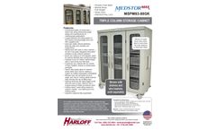 Harloff - Model MSPM83-00GK - Triple Column Medical Storage Cabinet - Brochure