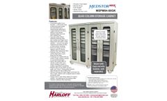 Harloff - Model MSPM84-00GK - Quad Column Medical Storage Cabinet - Brochure