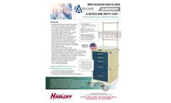 Harloff - Model MPA1824K05+MD18-ANS - Narrow Aluminum Anesthesia Cart - Brochure