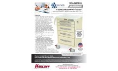 Harloff - Model MPA2427E05 - Lightweight Aluminum Treatment Cart - Brochure