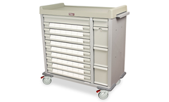 Harloff - Model SL54BIN3 - Standard Line 54 Med-Bin Cart with 54 3.5 inch Med-Bins