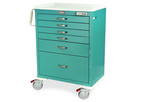 Harloff - Model MDS3030E16 - Standard Width Cart with Six Drawers & Electronic Pushbutton Lock