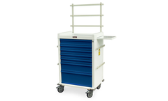 Harloff - Model MR7K-MAN - Seven Drawer MR-Conditional Anesthesia Cart