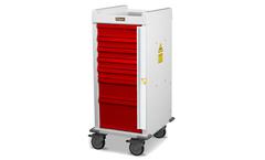 Harloff - Model MRN7B - Narrow MR-Conditional Emergency Cart