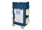 Harloff - Model MH5300B-AC - Malignant Hyperthermia Cart with 2.4 Cubic Feet Medical Grade Refrigerator, Three Drawers, Breakaway Lock