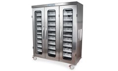 Harloff - Model MSSM83-00GK - Triple Column Stainless Steel Medical Storage Cabinet