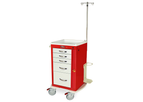 Harloff - Model MPA1824B05+MD18-EMG - Narrow Lightweight Breakaway Crash Cart