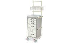 Harloff - Model MPA1830K06+MD18-ANS - Light Narrow Anesthesia Cart
