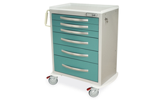 Harloff - Model MPA3030E06 - Lightweight Aluminum Medical Cart