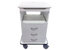 Novum Medical - Model 9202-C-A - Antimicrobial Fetal Monitor Cart