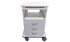 Novum Medical - Model 9202-C-A - Antimicrobial Fetal Monitor Cart