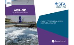 Aquaturbo - Model AER GD - Low Speed Surface Aerator - Brochure