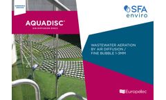 Europelec Aquadisc - Fine Bubble Air Disc Diffusers - Brochure