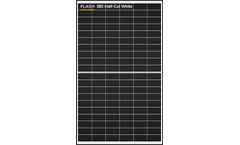Flash - Model 380 - Half-Cut White Photovoltaic Panel