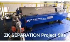 Foodwaste Treatment Project Site - ZK SEPARATION DECANTER