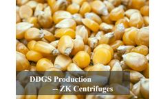 ZK LW430x1850C Decanter Centrifuge Used in DDGS Project