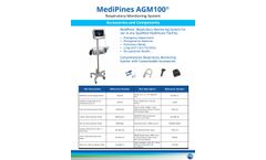 MediPines - Model AGM100 - Respiratory Monitoring System - Specifications Sheet