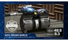GAST Sound Shield Patent Pending Noise Reduction Technology - Video