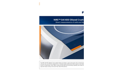 NirSpector - Model DA1650 - Oilseed Crush Analyser Brochure