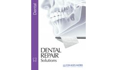 MatrixMem - Medium Resorption Time Dental Membrane - Brochure