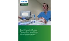 Philips - Model Trilogy EV300 - Hospital Ventilator Brochure