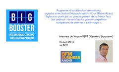 Interview Vincent Petit BFM April 2016 - Video