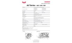 Yanmar - Model 6LF485 - Datasheet 