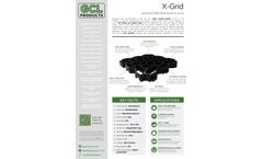 X-Grid Black - Model XG408-009GR - Ground Reinforcement Grid System - Brochure