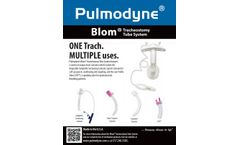 Speech Cannula - Blom Tracheostomy Tube System Brochure